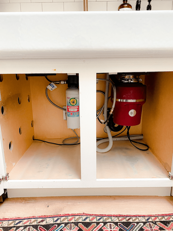 Under the Kitchen Sink Cabinet Organization Tips - Mom 4 Real