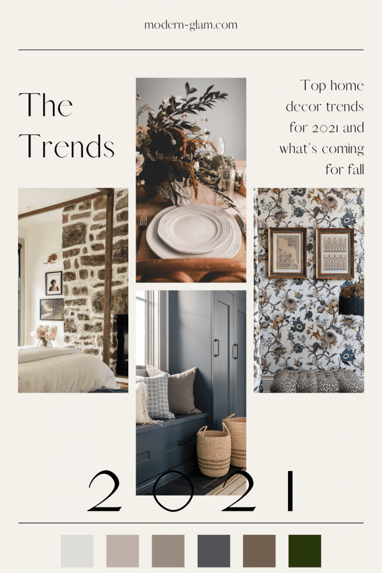 Fall Home Decor Trends for 2021 and What I'm Buying Now Modern Glam