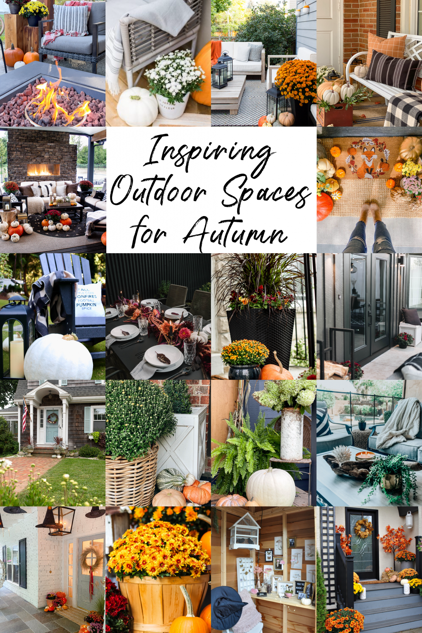 Halloween Porch Decor With Witches Hats and Candles via @modernglamhome