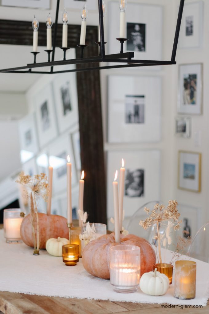 Fall Pumpkin Candle Holders