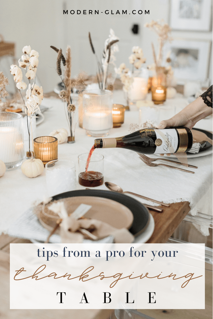 easy thanksgiving hosting tips via @modernglamhome