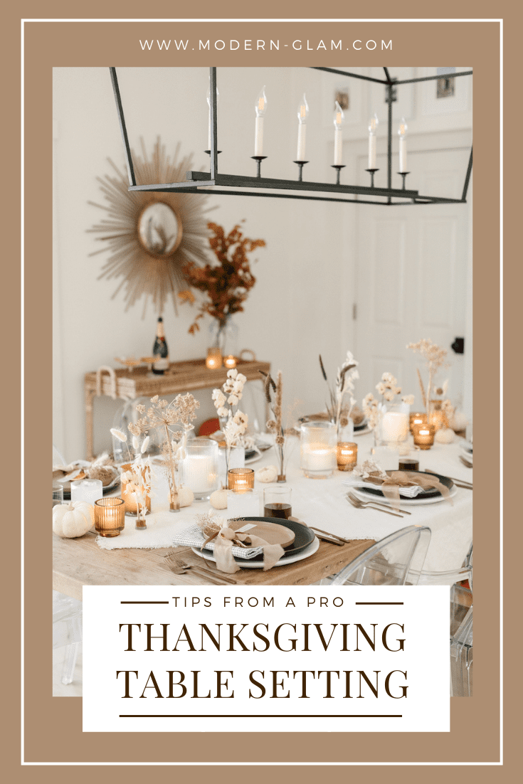 tips for hosting thanksgiving via @modernglamhome