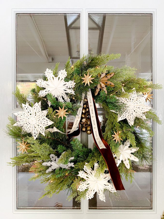 scandinavian christmas wreath