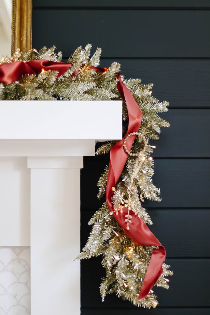 Champagne Tinsel Garland