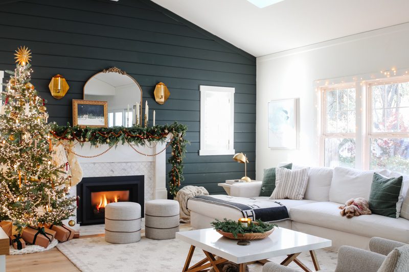 Our Scandi Christmas Home Tour - Modern Glam - Interiors