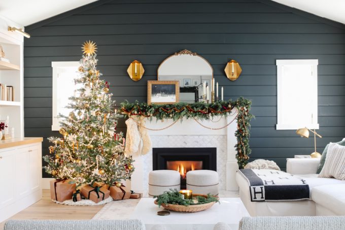 Scandinavian style christmas home