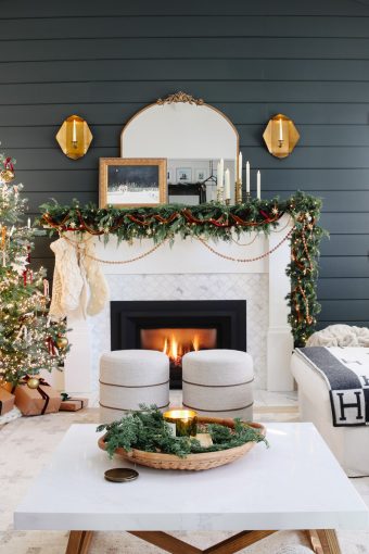 Scandinavian style christmas home
