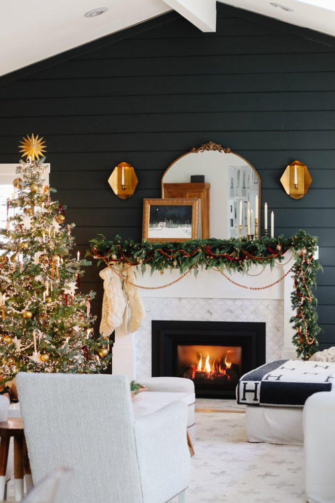 Simply Classic Burgundy and Silver Christmas Home Tour - Deeply Southern  Home