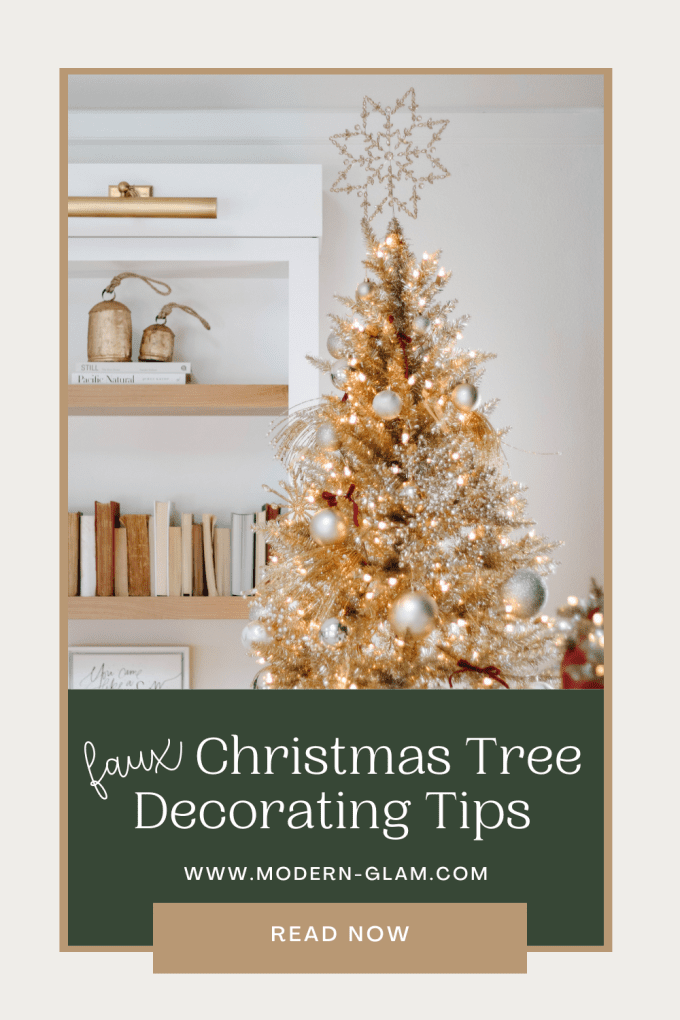 artificial christmas tree decorating tips