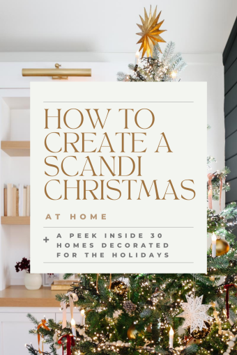 Our Scandi Christmas Home Tour - Modern Glam - Interiors