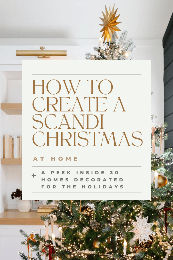 how to create a scandinavian christmas at home