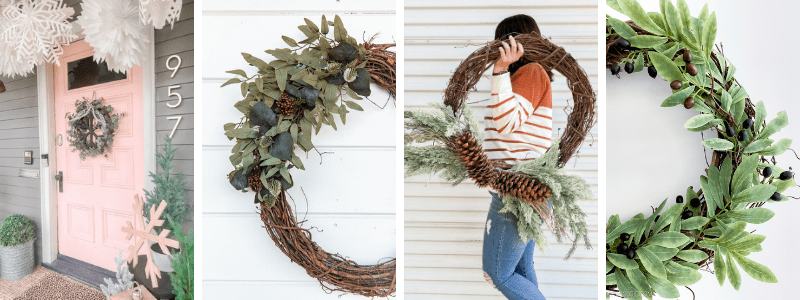 The Forty Five Minute White Wreath - MY 100 YEAR OLD HOME