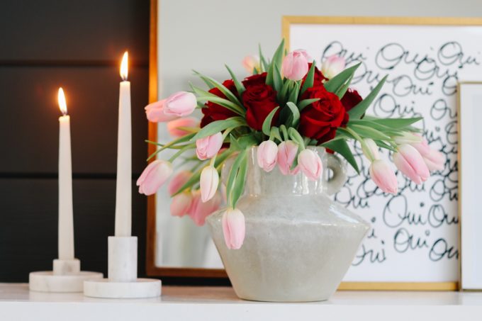 sophisticated valentine's day decor