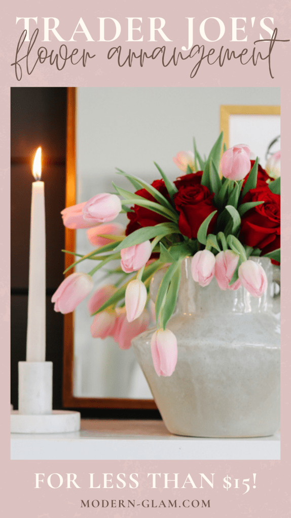 $15 diy trader joe's floral arrangement