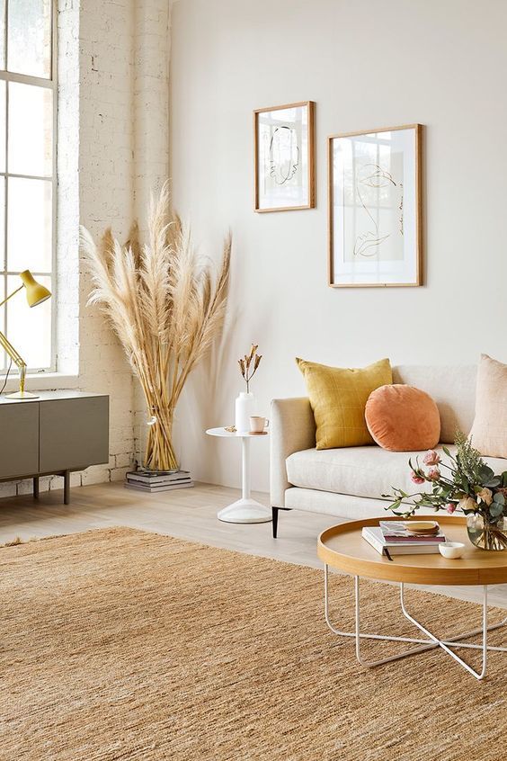 warm neutral interior spaces