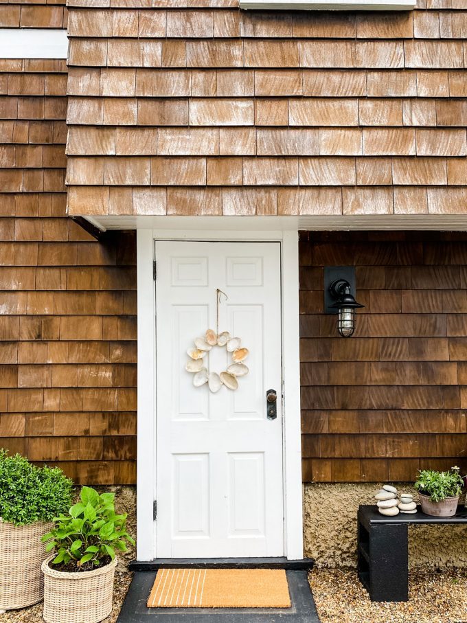 coastal front door decor