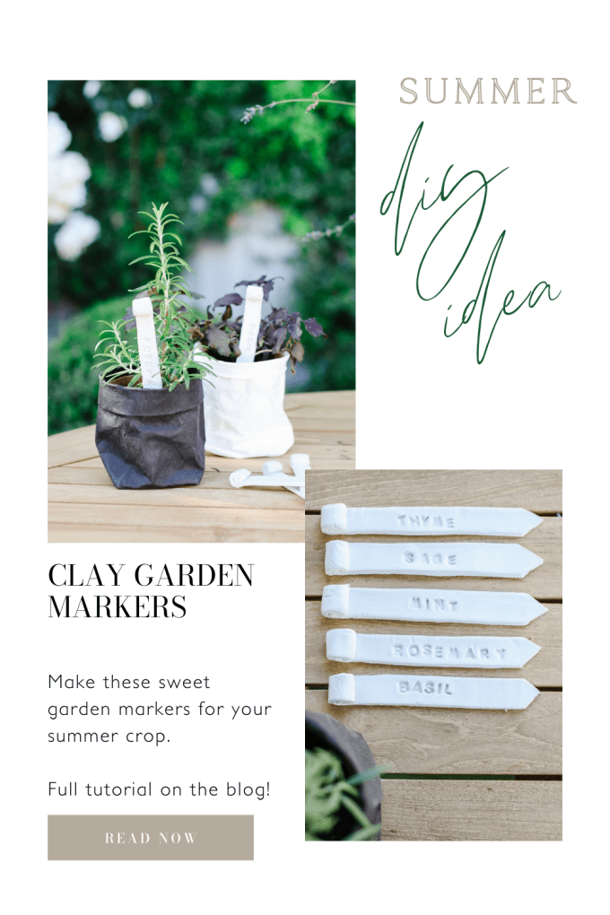 how to make your own garden markers