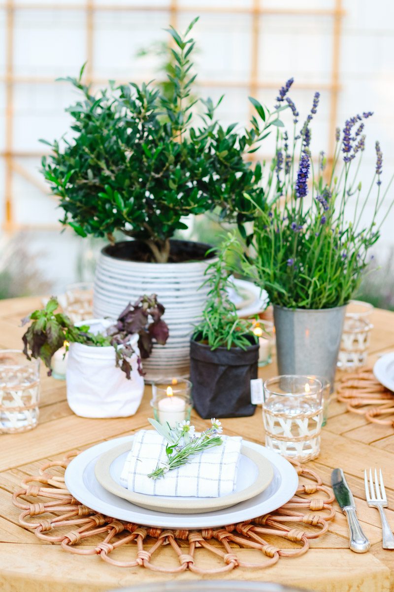 How To Set An Outdoor Table For Summer - Modern Glam