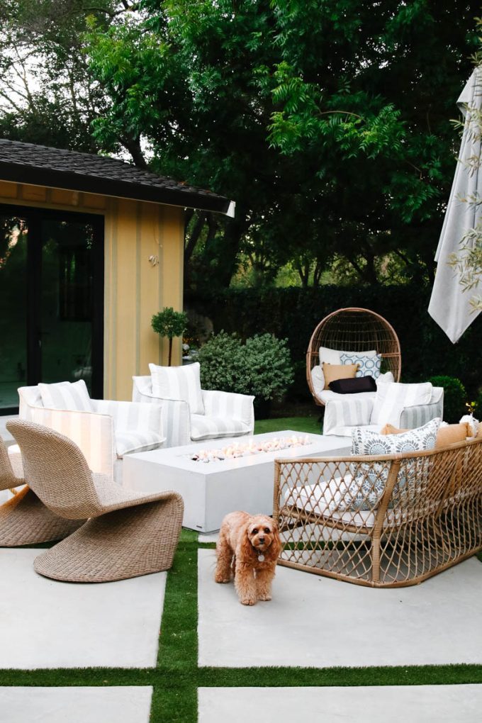 backyard patio makeover and design idea