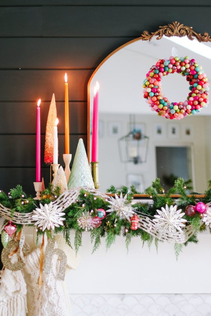 how to decorate your mantel for christmas