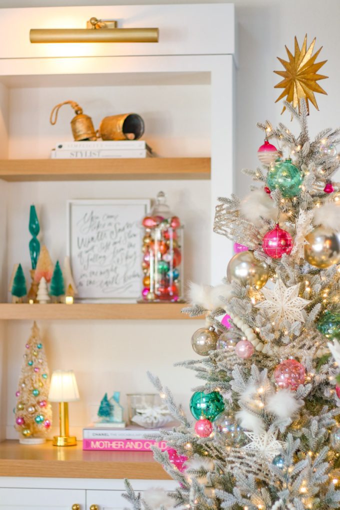 colorful Snowflake Christmas decor