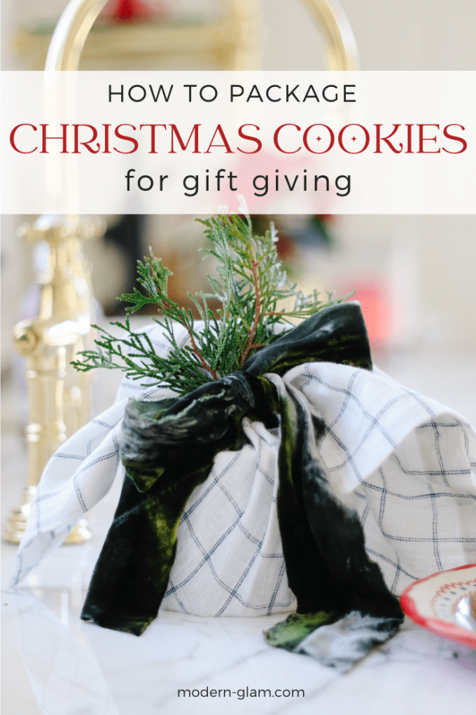 how to wrap cookies for gifts