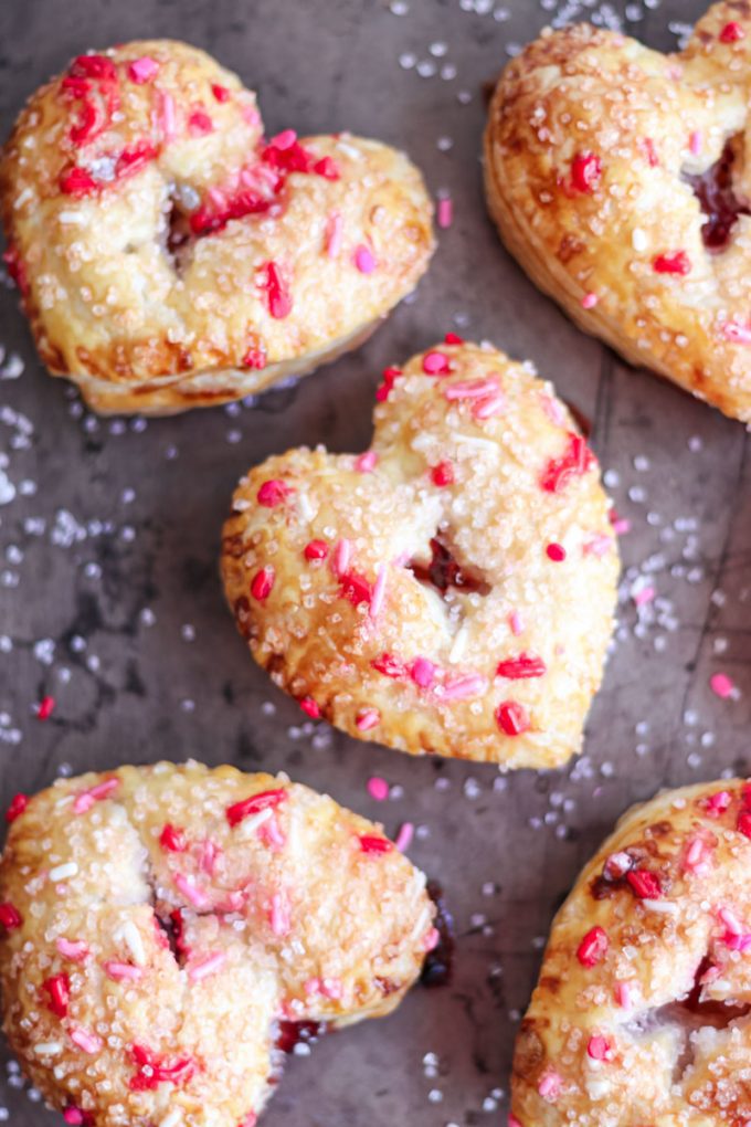 homemade raspberry hand pies