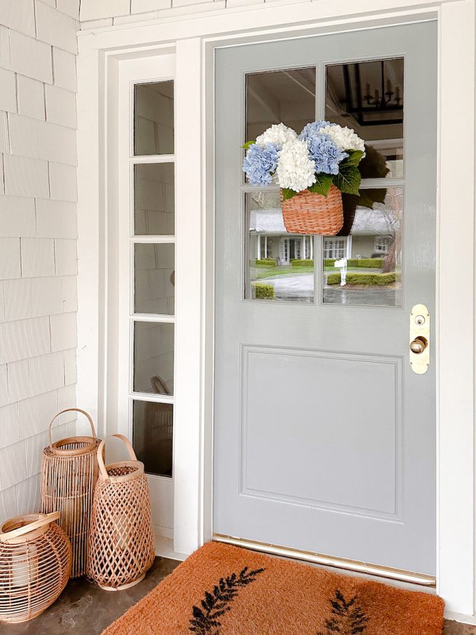 spring front door decor