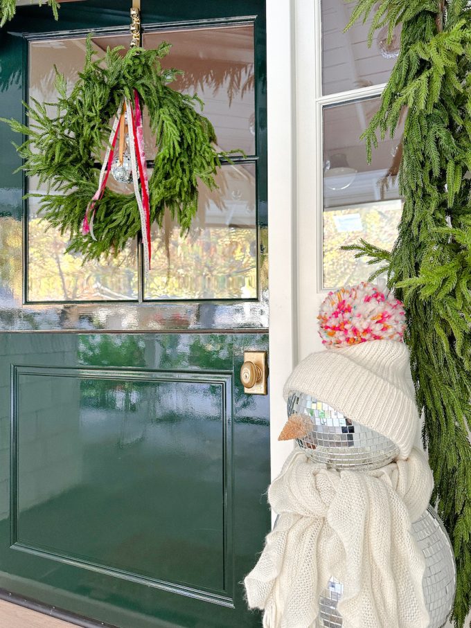 holiday front porch